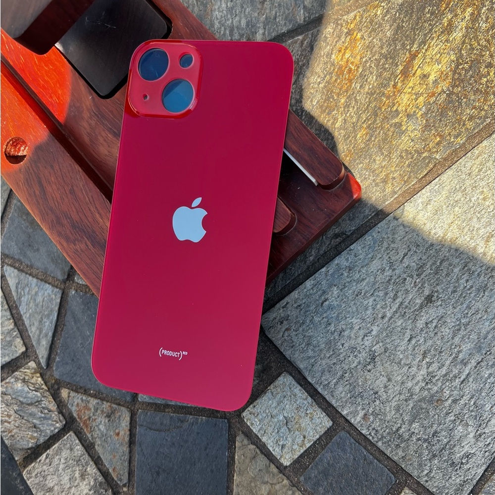 iPhone 13 Replacement BIG HOLE  Red Back Glass